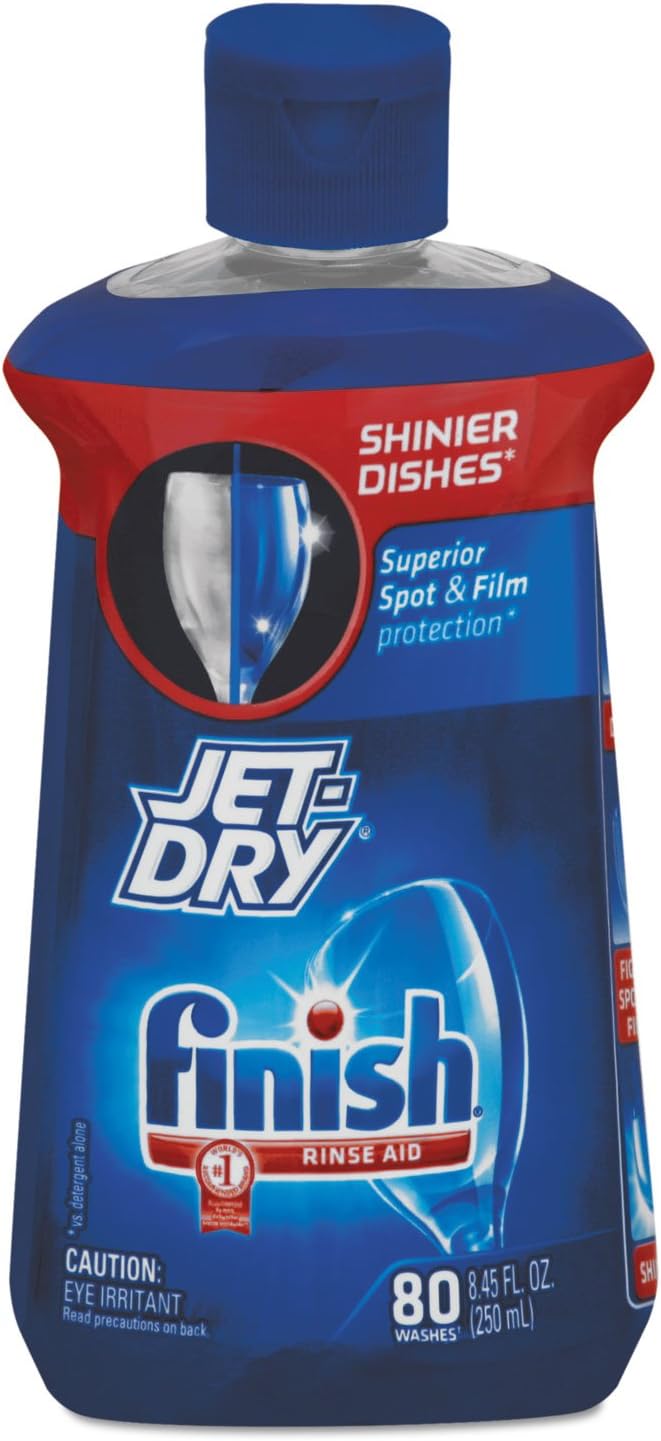 Finish Jet-Dry Rinse Aid, Dishwasher Rinse & Drying Agent, 8.45 oz