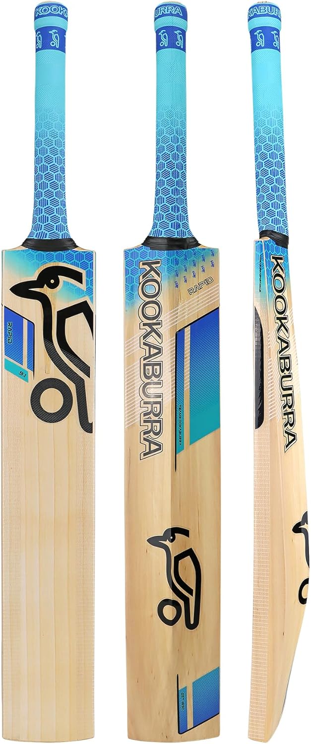 Kookaburra Rapid 9.1 Cricket Bat - Size 5, Blue
