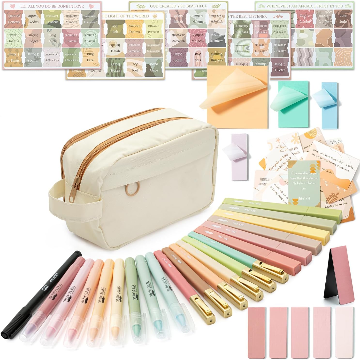 Mr. Pen- Bible Journaling Kit, Bible Study Supplies, No Bleed Bible Highlighters and Pens No Bleed