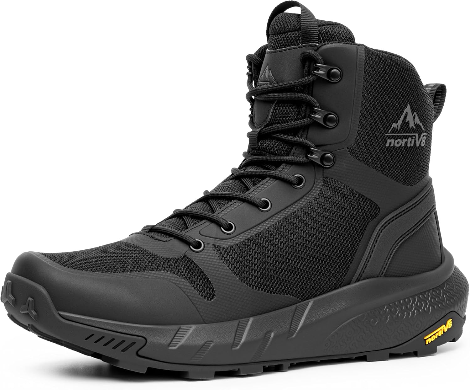 NORTIV 8 Men's Military Tactical Boot Zipper Lightweight
