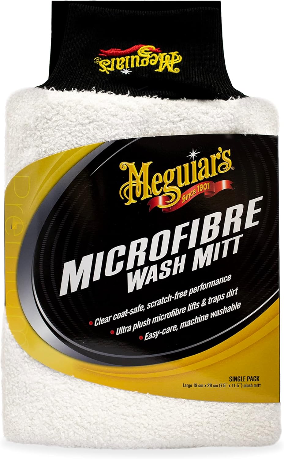Meguiar's X3002 Microfibre Car Wash Mitt, White