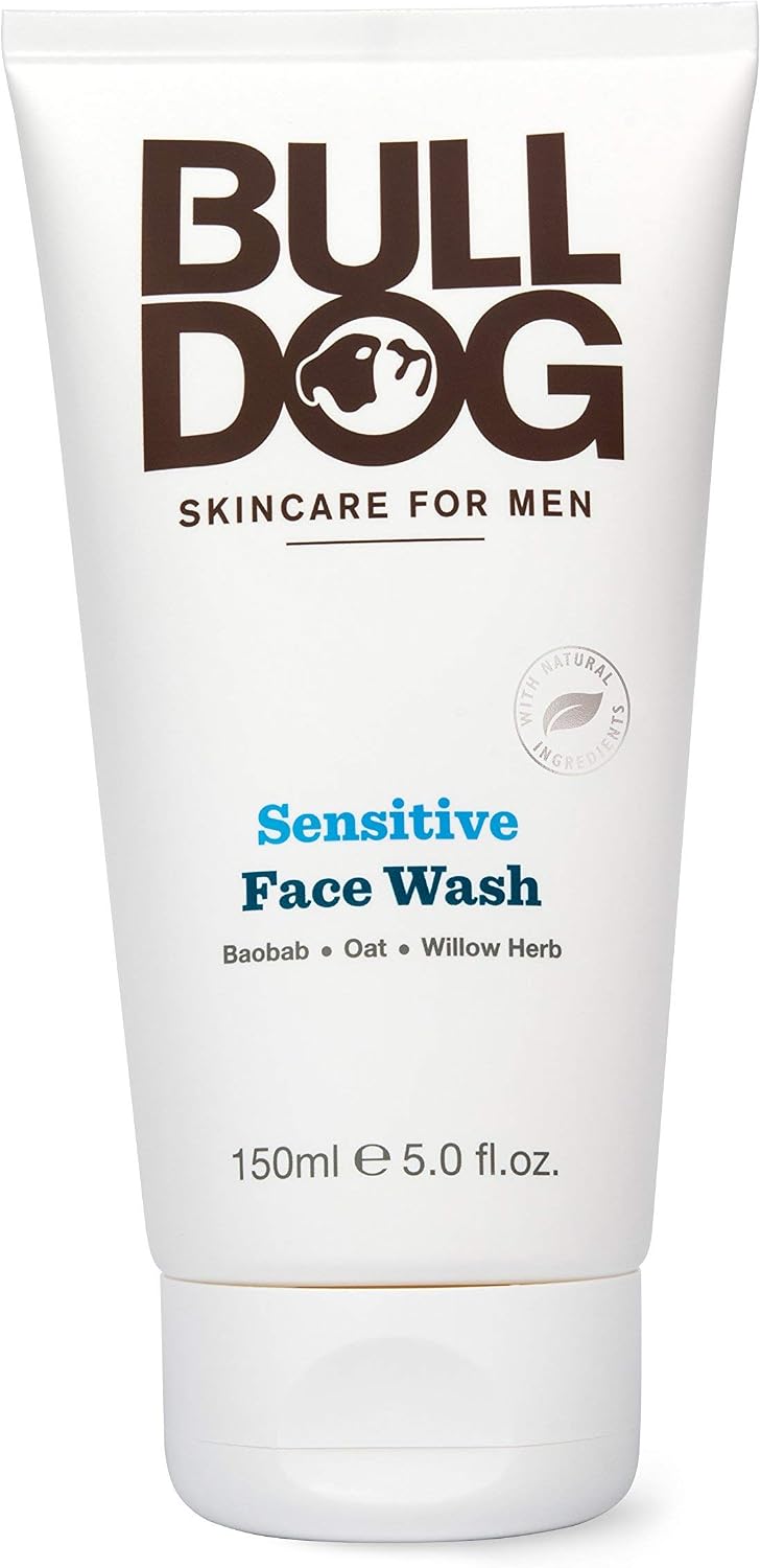 BULLDOG SKINCARE - Sensitive Face Wash For Men Cleanser for Sensitive Skin 150 ml