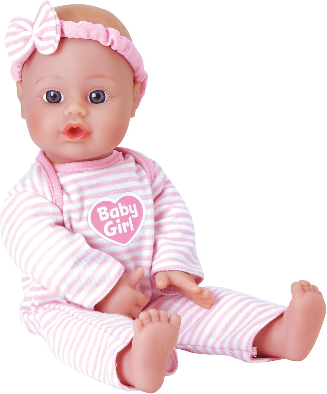 Adora Sweet Baby - 11” Soft & Cuddly Baby Doll, Realistic Features, Gentle Scent, Machine Washable, Lightweight & Easy to Hold | Adorable Playmate (Baby Girl)
