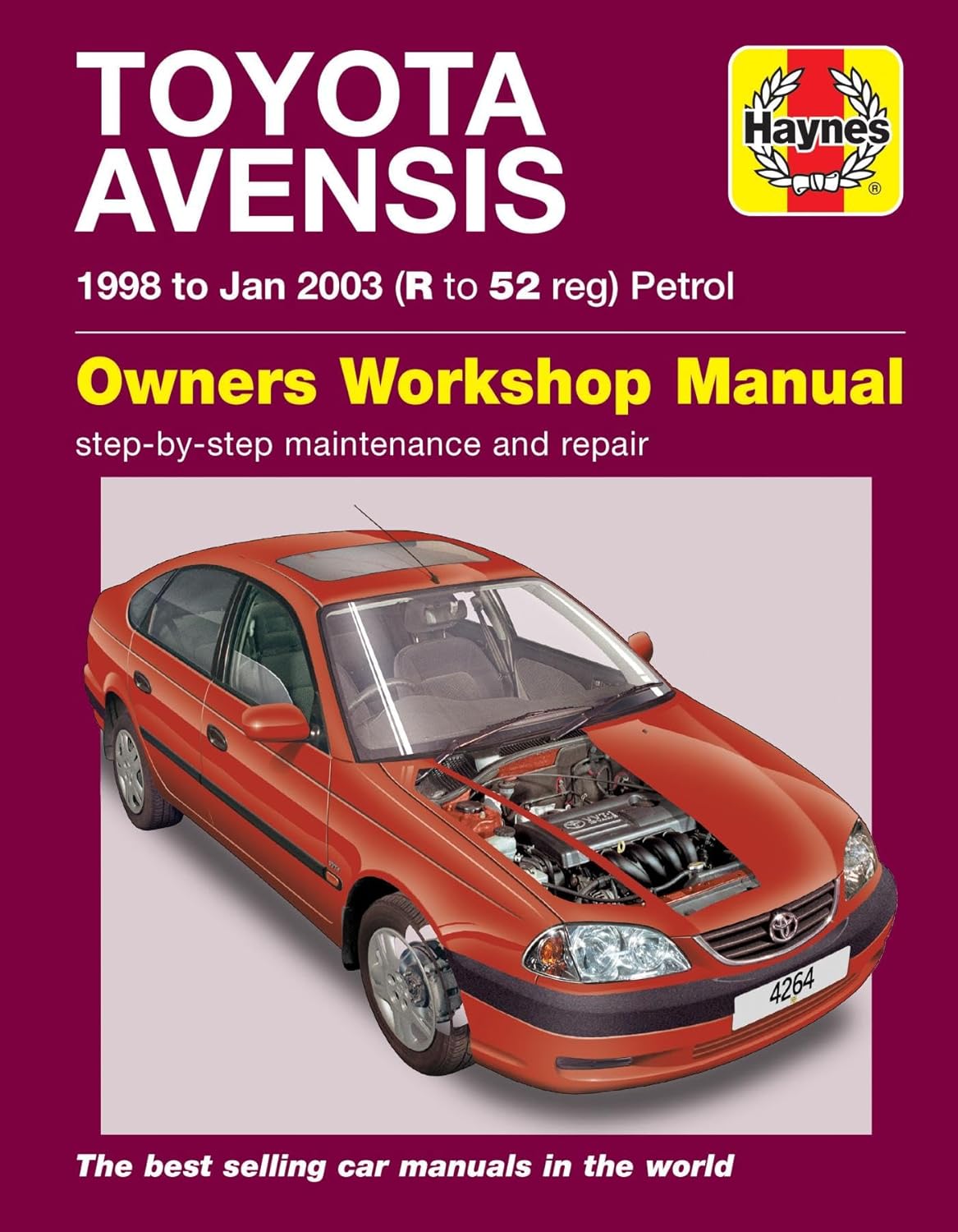 Toyota Avensis Petrol (98 - Jan 03) Haynes Repair Manual