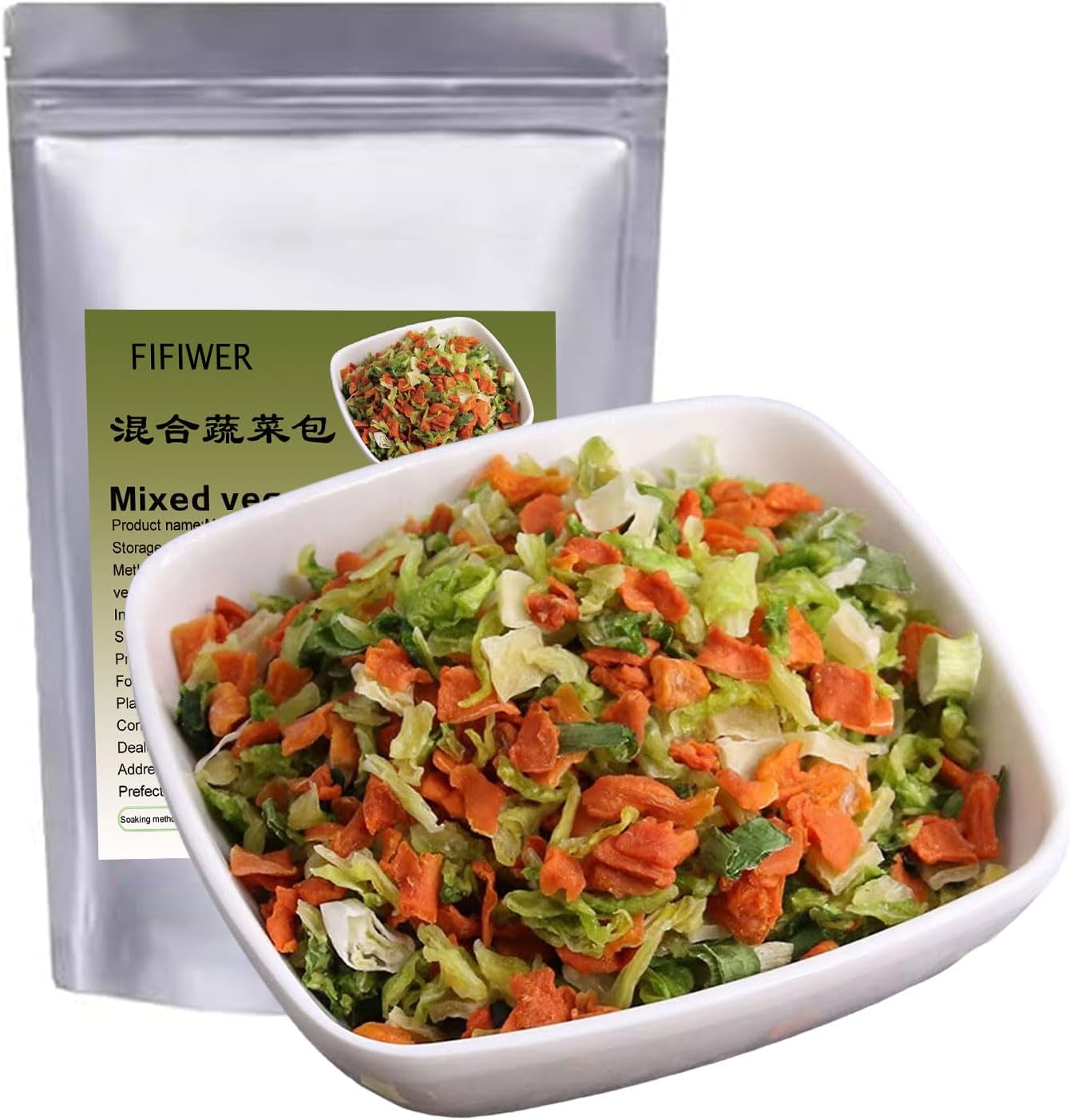 Vegetable Soup Blend 320g ,Dehydrated Vegetables for Ramen Noodles,Mixed Dried Vegetables For Soup,Stir Fry