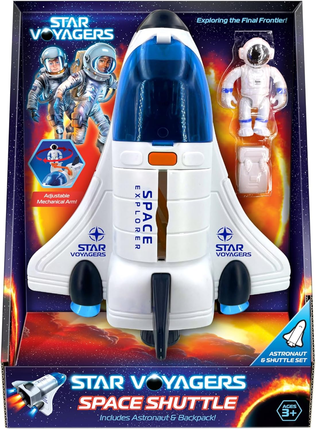Star Voyagers Space Shuttle with Astronaut