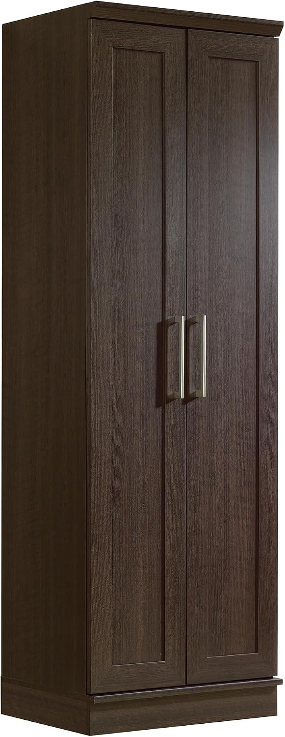 Sauder HomePlus Storage Pantry cabinets, L: 23.31" x W: 17.01" x H: 71.18", Dakota Oak