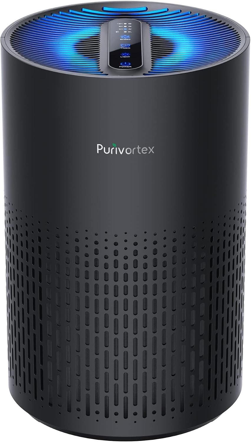Purivortex Air Purifiers for Bedroom, Covers Up to 880 Sq Ft, PX500 Black