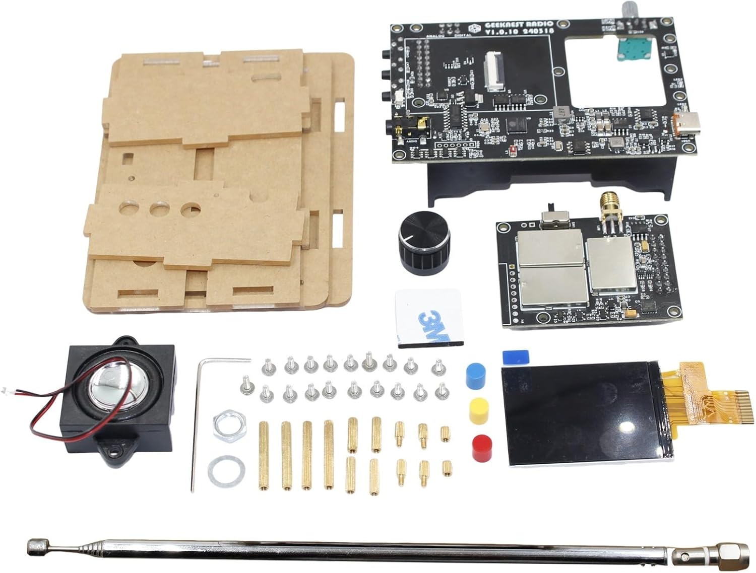 Full Band Radio V5A Kit, For DIY FM AM MW SW Aviation SSB LSB USB,Two Modes Of Digital Analog Output