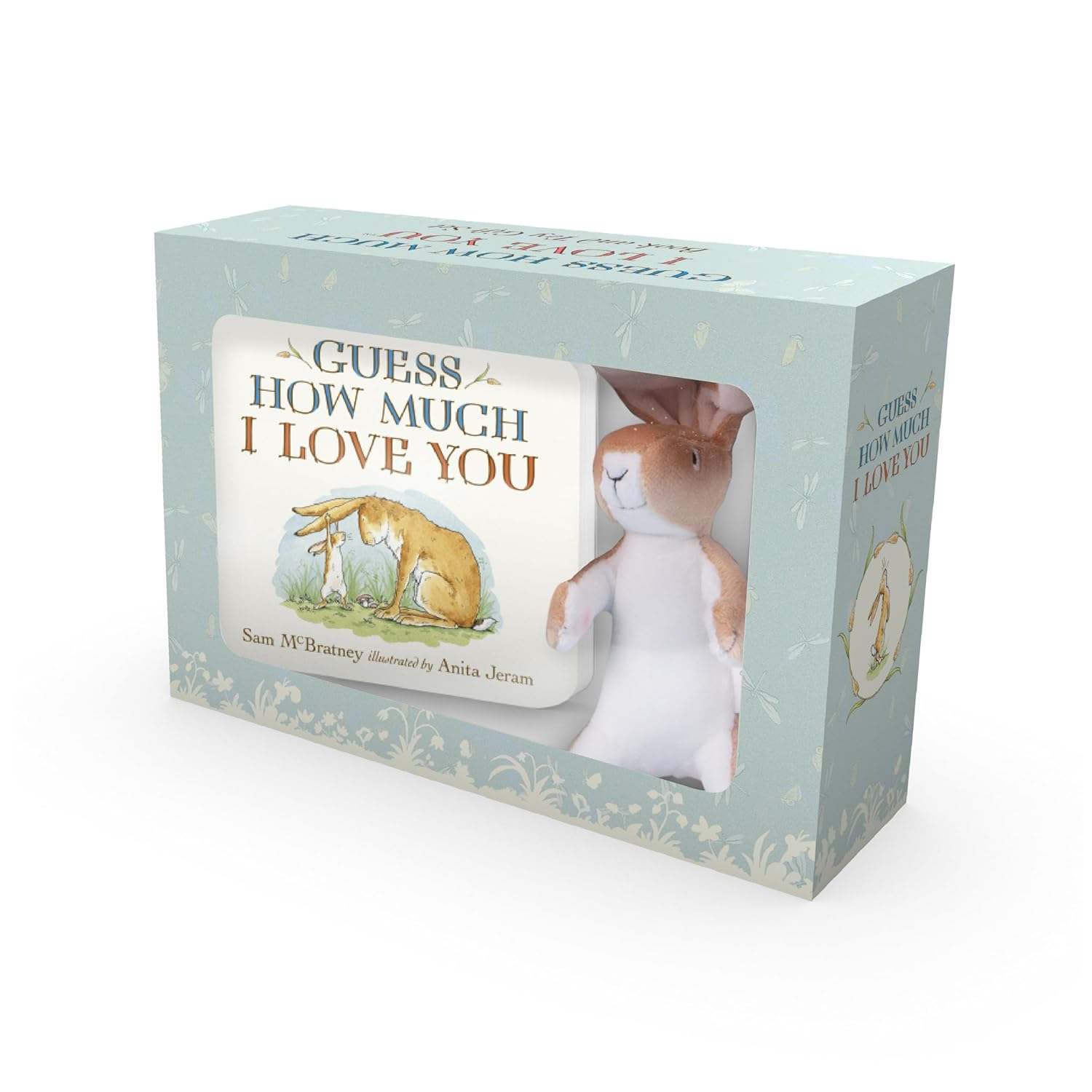Guess How Much I Love You: Deluxe Book and Toy Gift Set: (Adorable Baby Shower Gift Set - Classic Board Book About Loving Right Up to the Moon and Back with Plush, Stuffed Bunny Rabbit & Box)