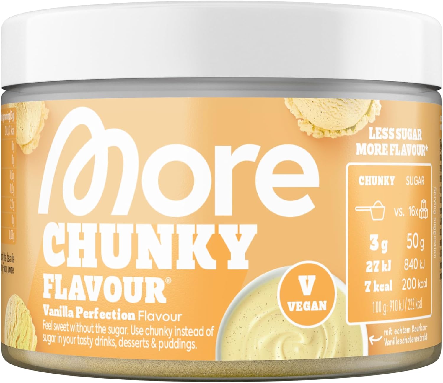 MORE Chunky Flavour, Vanilla Perfection, 150 g