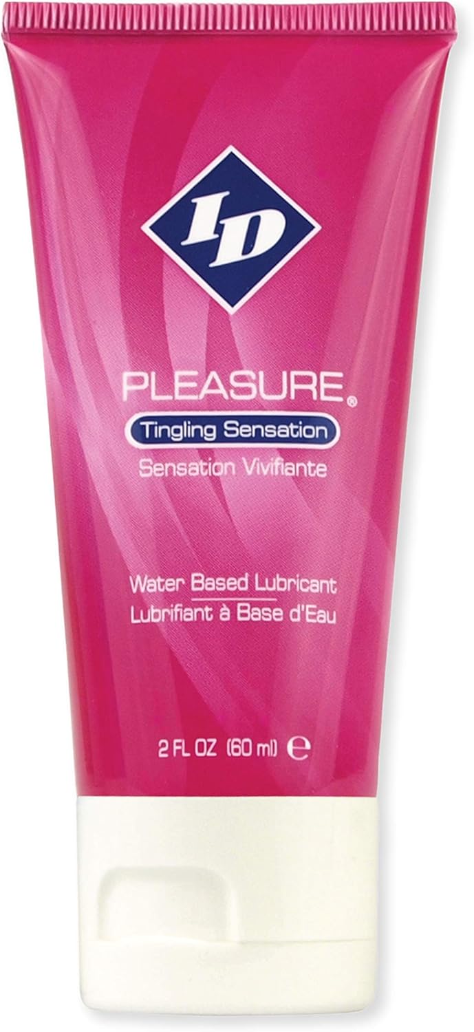 D Pleasure Stimulating Personal Lubricant 2.0Fl Oz - Water Based Tingling Sensation Lube with Natural Botanical Extracts, Made in USA by ID Lubricants