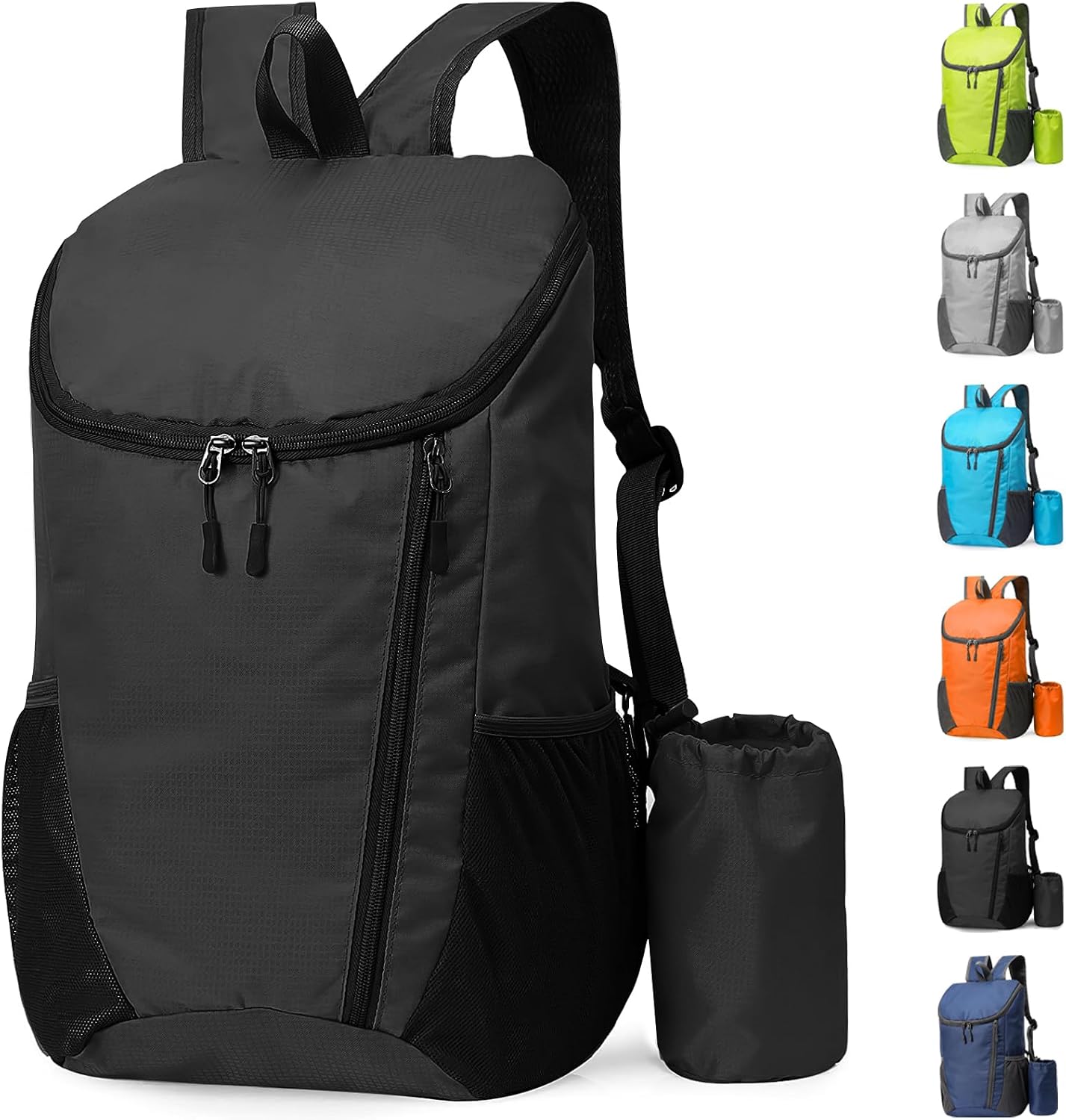Yoolly Lightweight Foldable Backpack, Small Hiking Rucksack, Waterproof Packable Backpack for Men Women Kids, Durable Rucksack for Outdoor Sport Travelling Hiking Camping Biking Walking