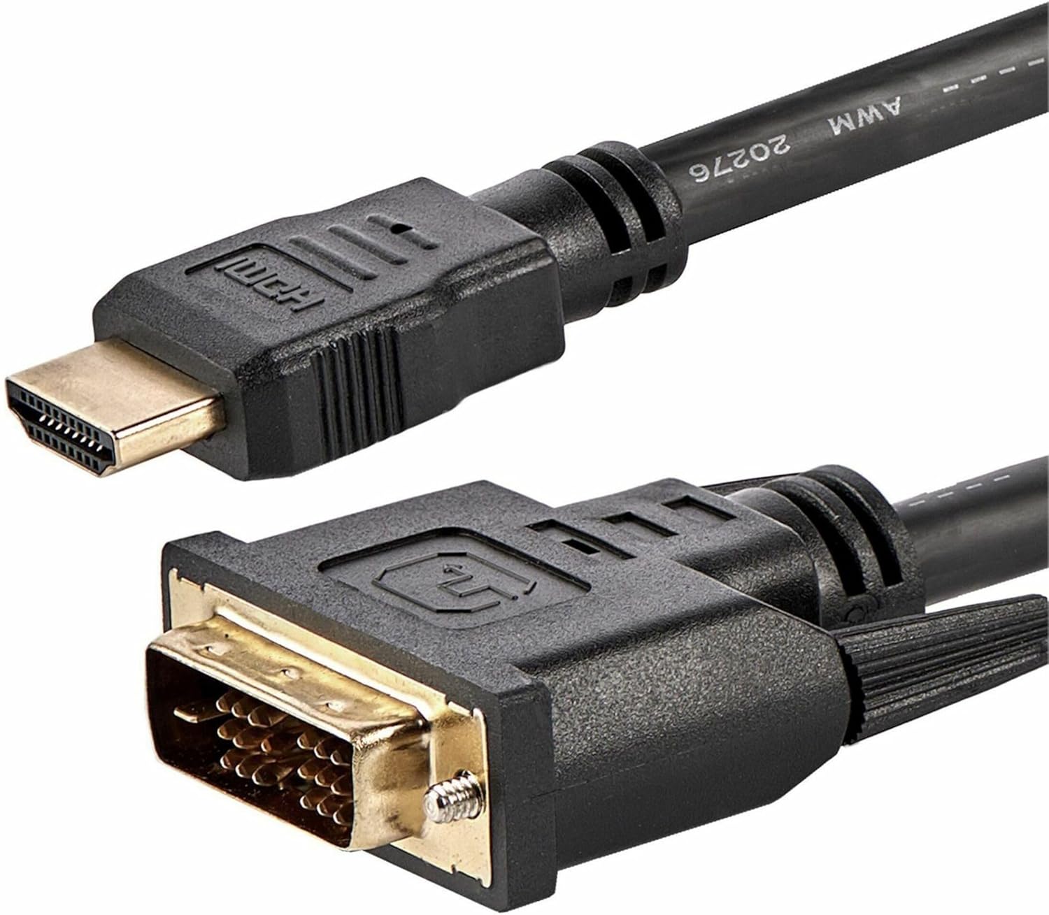 StarTech.com 6ft HDMI to DVI-D Cable- M/M - Computer Monitor Adapter Cable