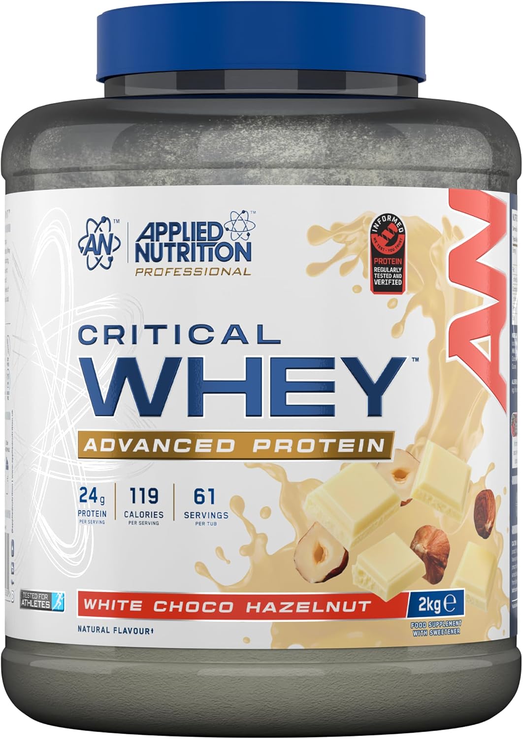 Applied Nutrition Critical Whey Protein Powder - White Choco Hazelnut