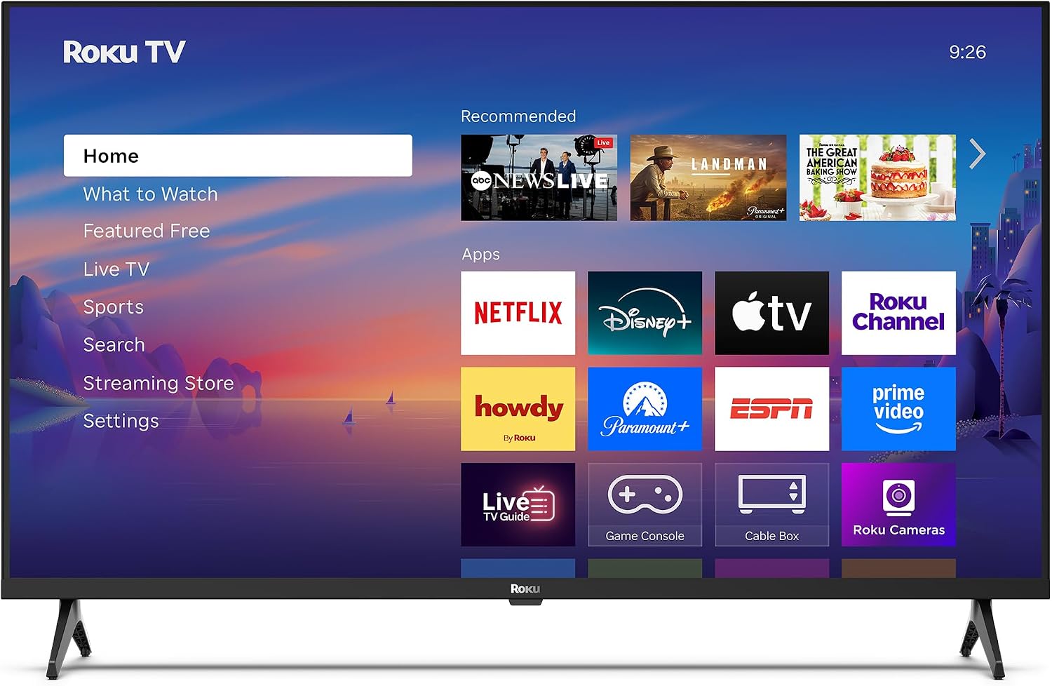 Roku Smart TV – 40-Inch Select Series, 1080p Full HD TV – RokuTV with Voice Remote – Flat Screen LED Television with Wi-Fi for Streaming Live Local News, Sports, Family Entertainment