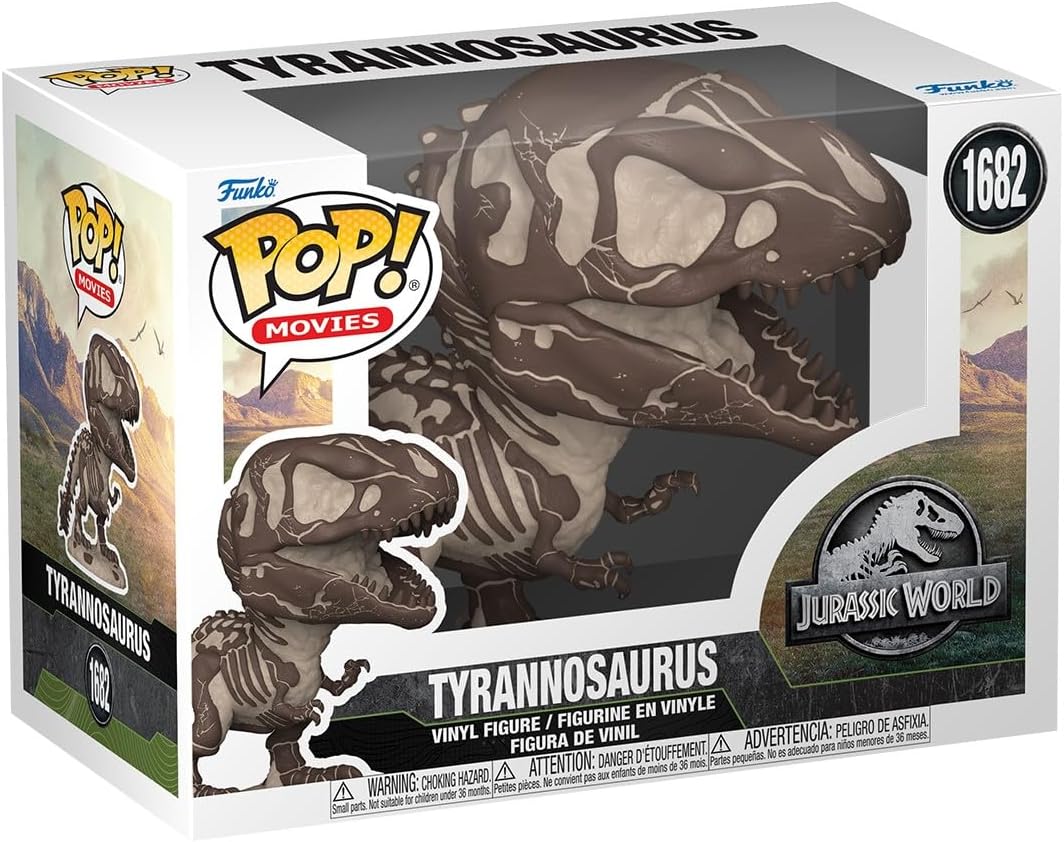 Funko Pop Movies: Jurassic Park Fossil - Tyrannosaurus - Collectable Vinyl Figure - Gift Idea - Official Merchandise - Toys for Kids & Adults - Action/Adventure Fans - Model Figure for Collectors