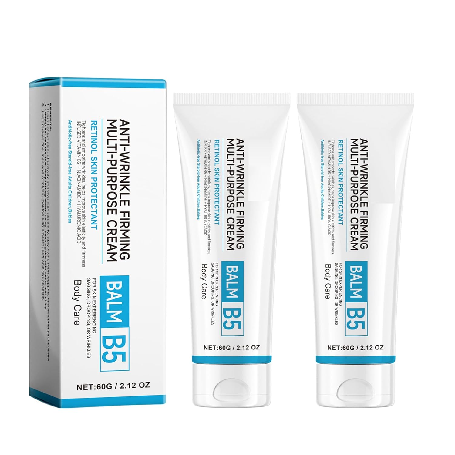 2PCS B5 Firming Youth Cream,Body and Face Moisturizer,Tightens&Smooths Wrinkles,Improve Skin Elasticity&Firmness