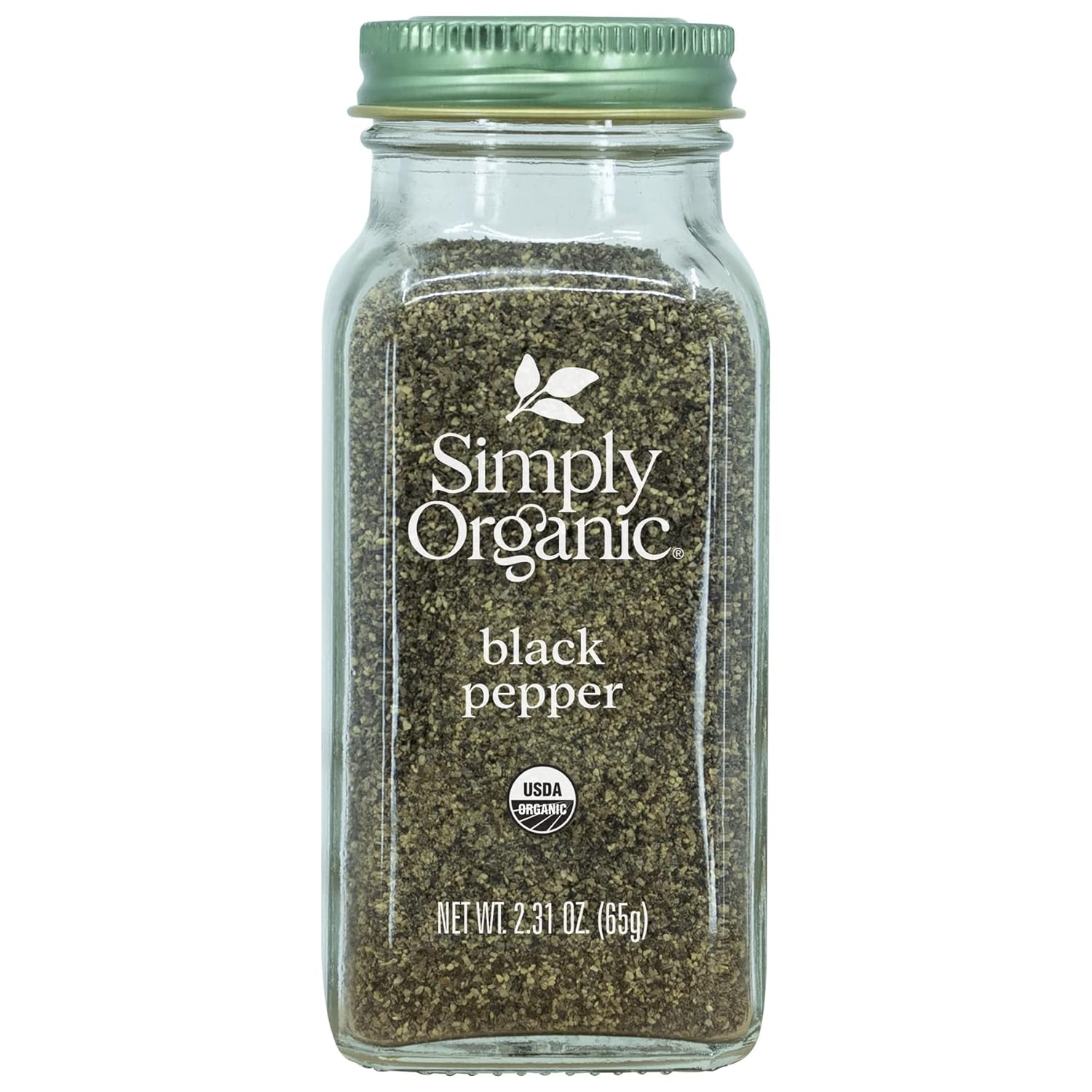 Simply Organic Black Pepper Medium Grind, 2.31 Oz