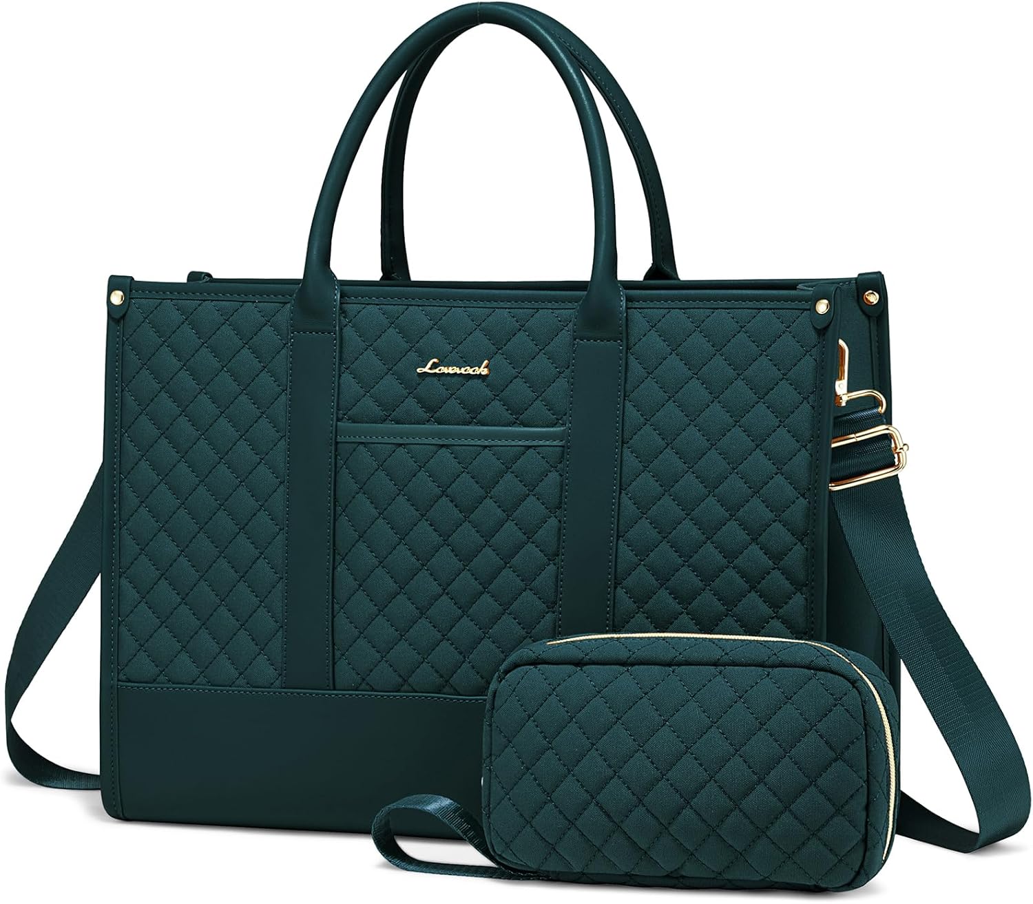LOVEVOOK Laptop Handbags for Women 15.6 Inch, Ladies Large Work Tote Bag with with Adjustable Straps & Purse,Lightweight womens Shoulder Bag for Office Business School