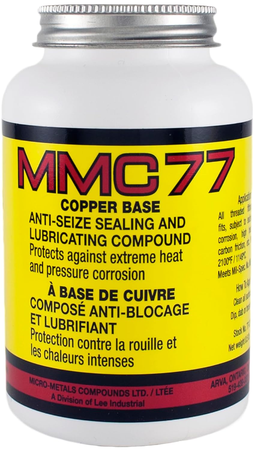 MMC77 Copper Base Anti-Seize Lubricant Compound 2100°F (8oz)