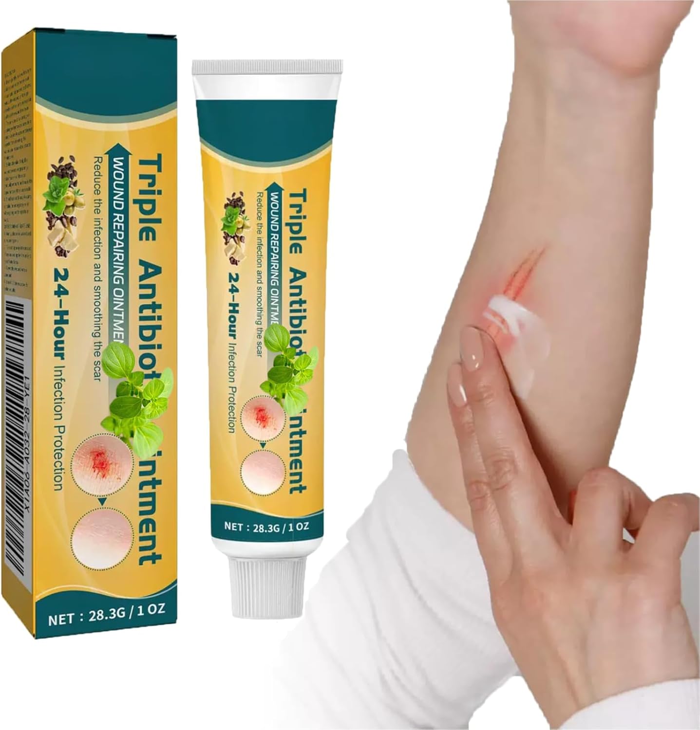 Wound Healing Ointmen-t ,Relieve Skin Abrasions,Reducing The Risk of Infection, Promote Natural Wound Healing ,Effectively Fade Scars,Ensuring That Skin Returns to Its Natural State