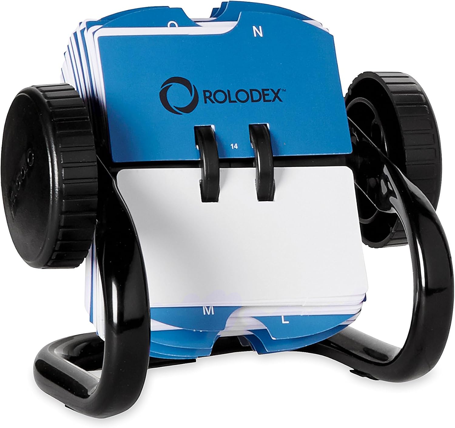 Rolodex Business Card Tray Black Small