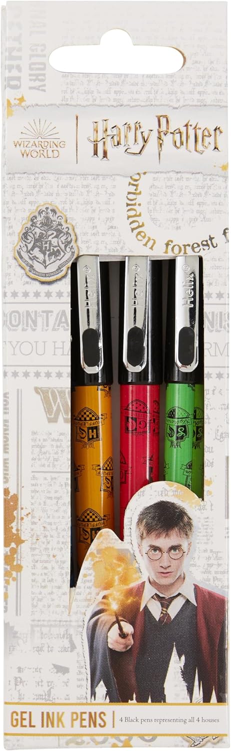 Helix Harry Potter Pens - 4 Black Ink Pens