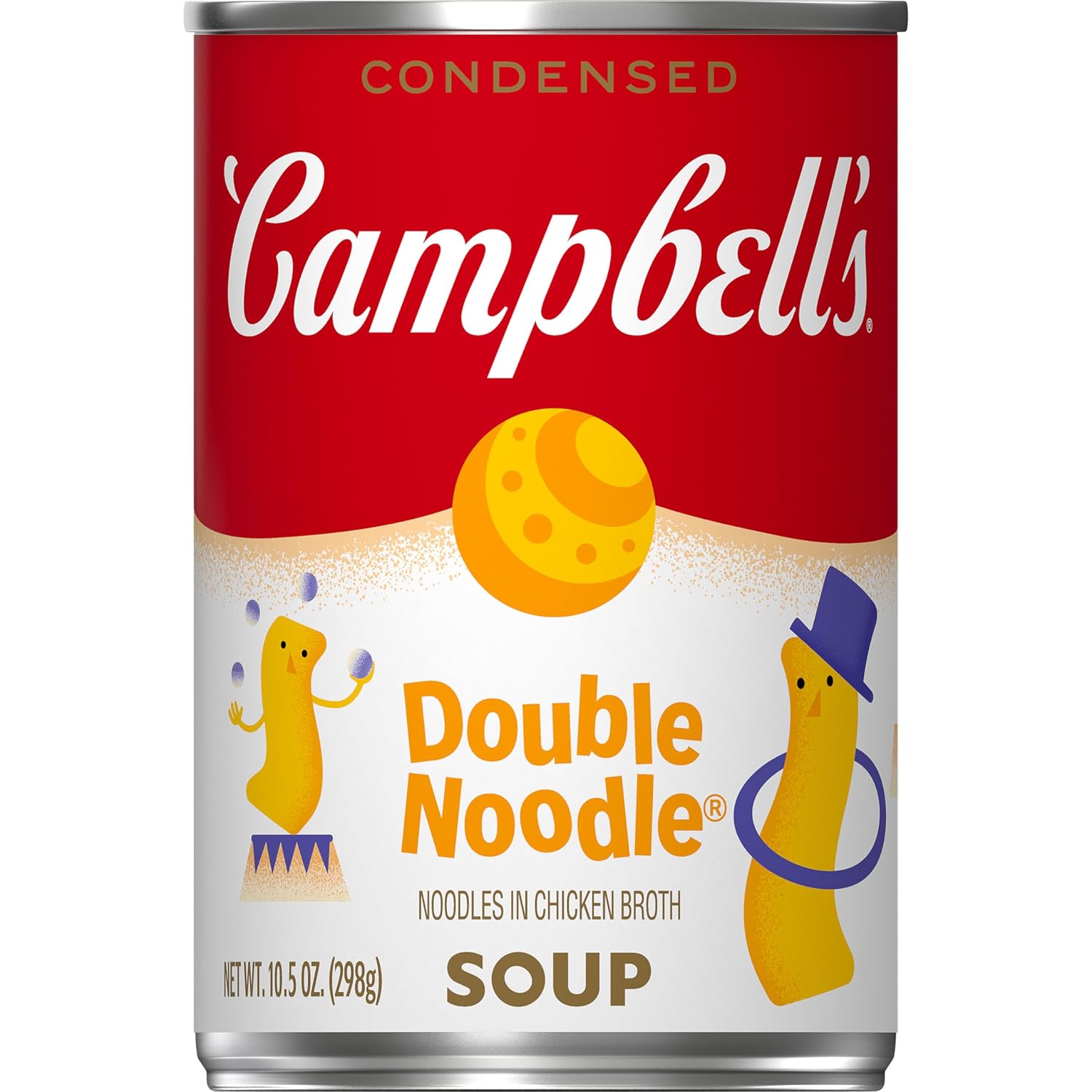 Campbell’s Condensed Kids Double Noodle Soup, 10.5 oz Can