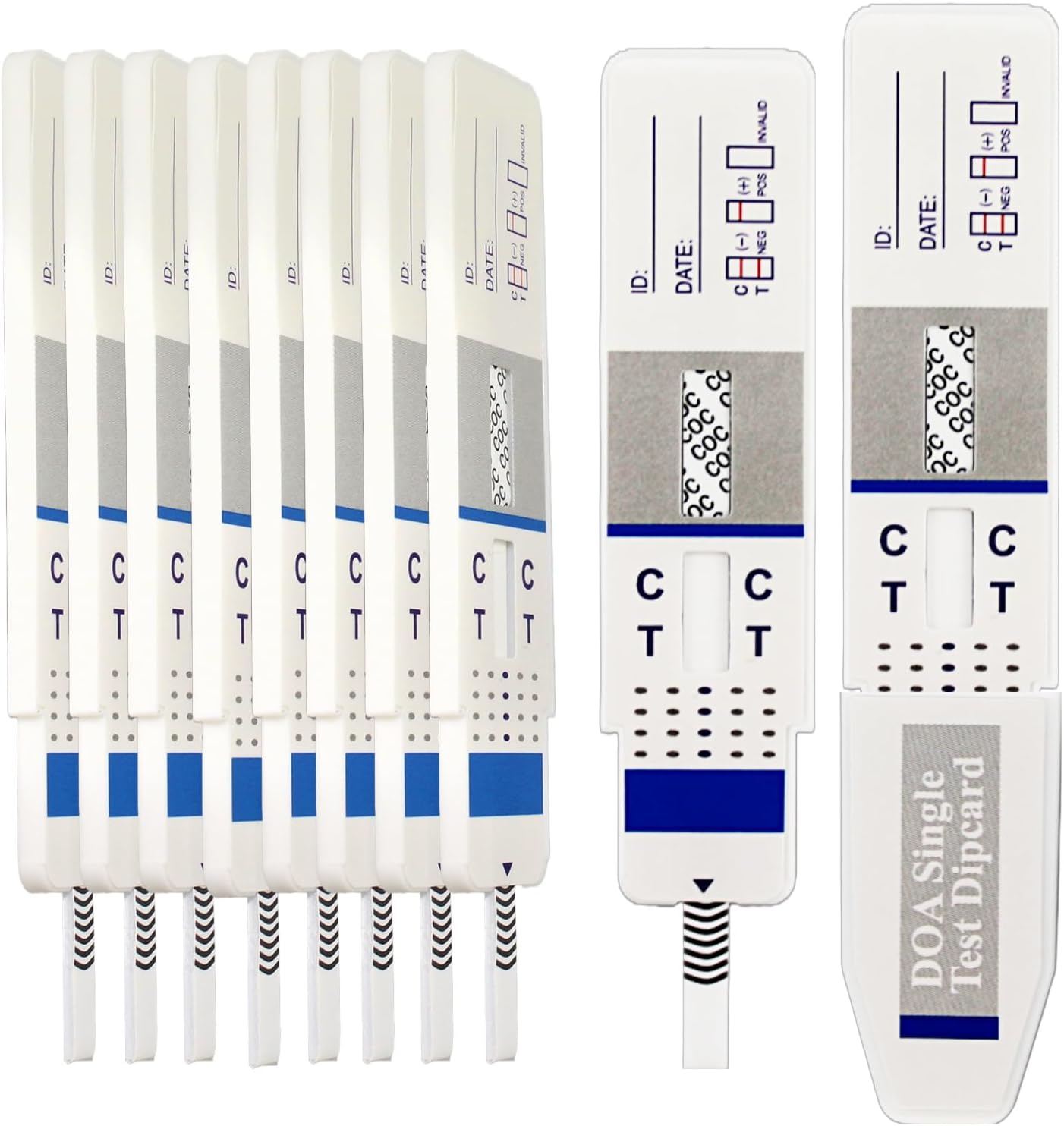 One Step: 10 x Rapid Cocaine Drug Test Panel (Urine) | Cut-Off Level 100ng/mL | Quick & Accurate Screening in Minutes
