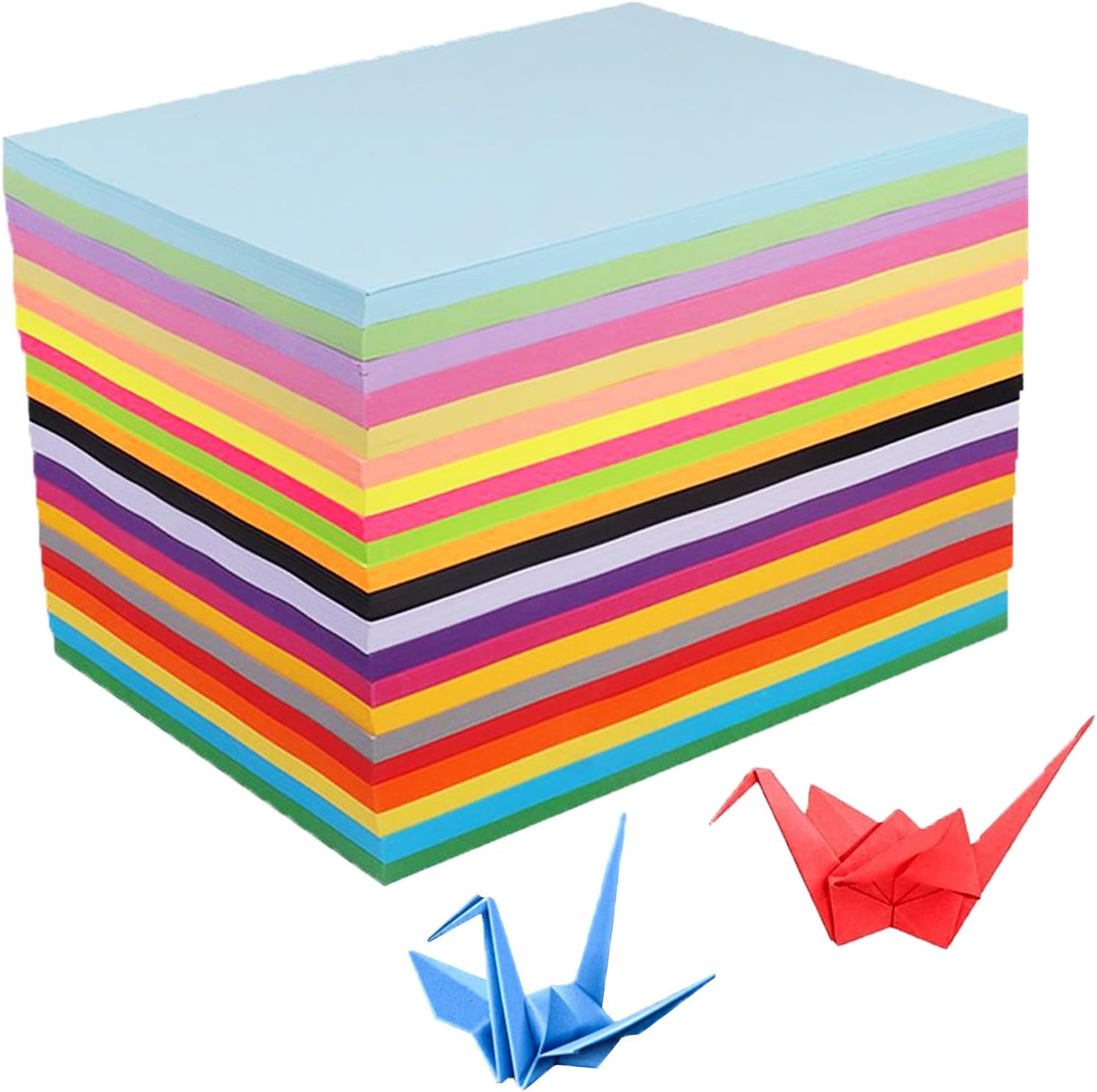 A4 Coloured Card Pack - Assorted Colours, 100 Sheets, 230gsm, Perfect for Crafting, Decorating, Sketching, Cutting, Origami & DIY Arts