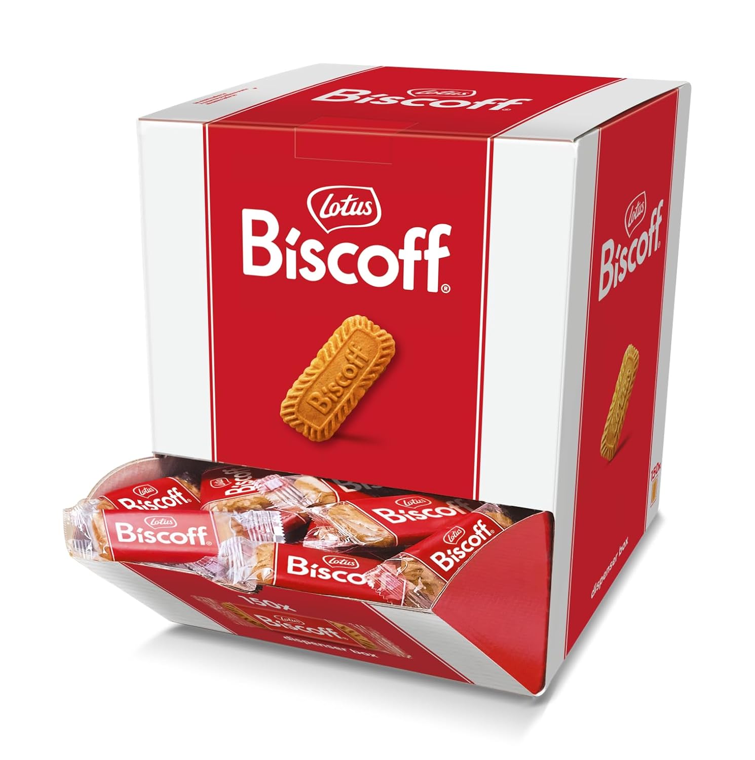 Lotus Biscoff Cookies – Caramelized Biscuit Cookies – 150 Cookies Individually Wrapped – Vegan, 0.2 Ounce (Pack of 150)