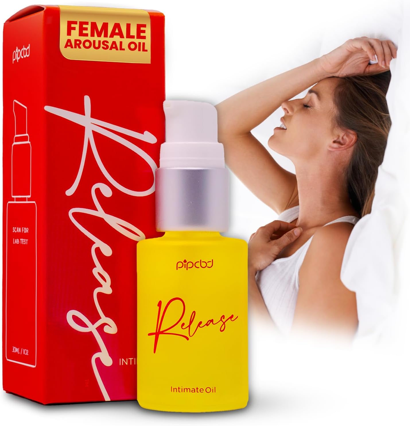 100% Natural Intimate Arousal Oil for Women stimulating – Infused with Golden Jojoba & Sweet Almond Oil – Vegan, Gluten-Free, Non-GMO – Enhances Sensation, Reduces Dryness, & Promotes Relaxation
