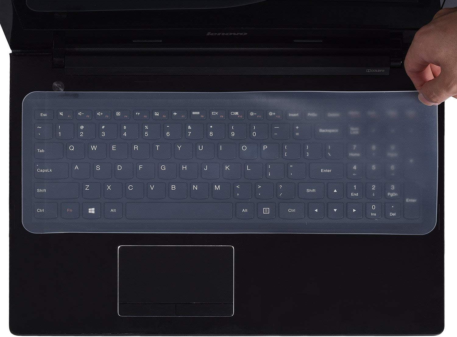 Universal Silicone Keyboard Protective Film for Laptops, 15 inches / 15.6 inches / 16 inches / 16.4 inches / 17 inches / 17.1 inches / 17.3 inches