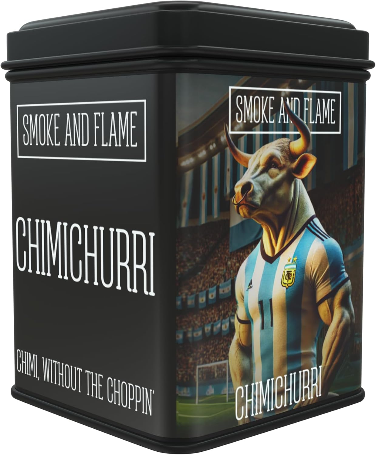 Chimichurri BBQ Rub, Smoke and Flame Dry Marinade and BBQ Seasoning with Dried Herbs and Spices, Steak Seasoning Barbecue Spice Blend for Roast Meats Vegetables Chicken Pork Beef, 150g