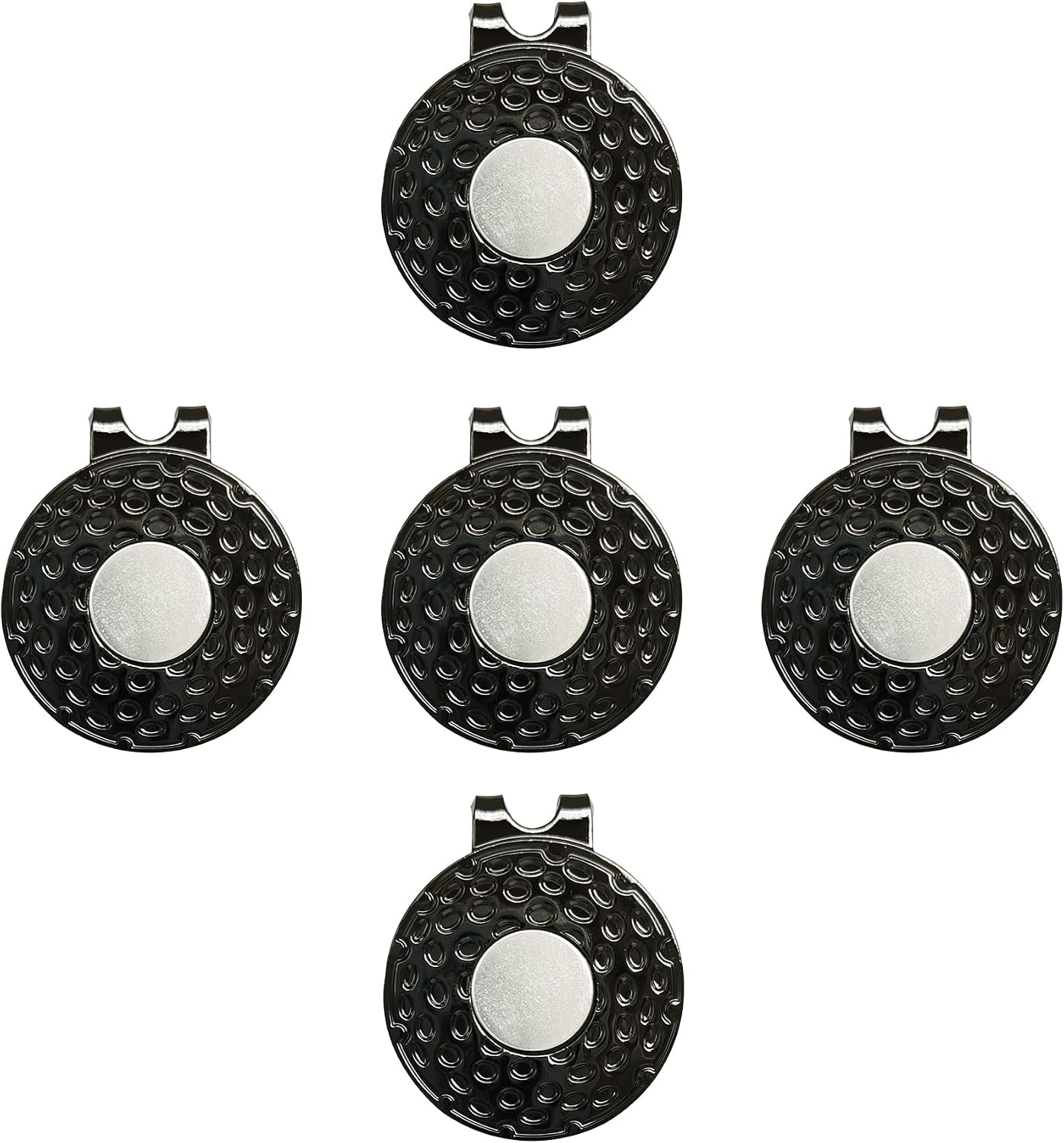 Eshan Magnetic Golf Hat Clips 5 Pack Golf Ball Marker Holder Men Women Golfer Gifts Golf Sports Court Accssories For Golf Gloves Hats Bags Caps Visor Belt Pocket Lot