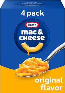 Kraft Original Mac & Cheese Macaroni and Cheese Dinner, 4 ct Pack, 7.25 oz Boxes