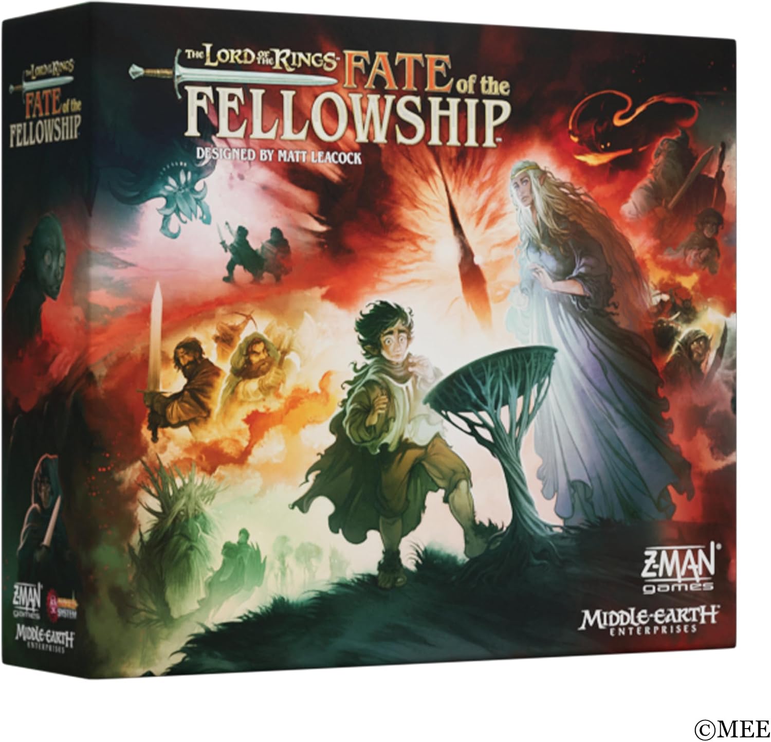 Z-Man Games | The Lord of The Rings: Fate of The Fellowship | Pandemic Styled Cooperative Board Game | Ages 14+ | 1-5 Players | 60-150 Minutes Playing Time