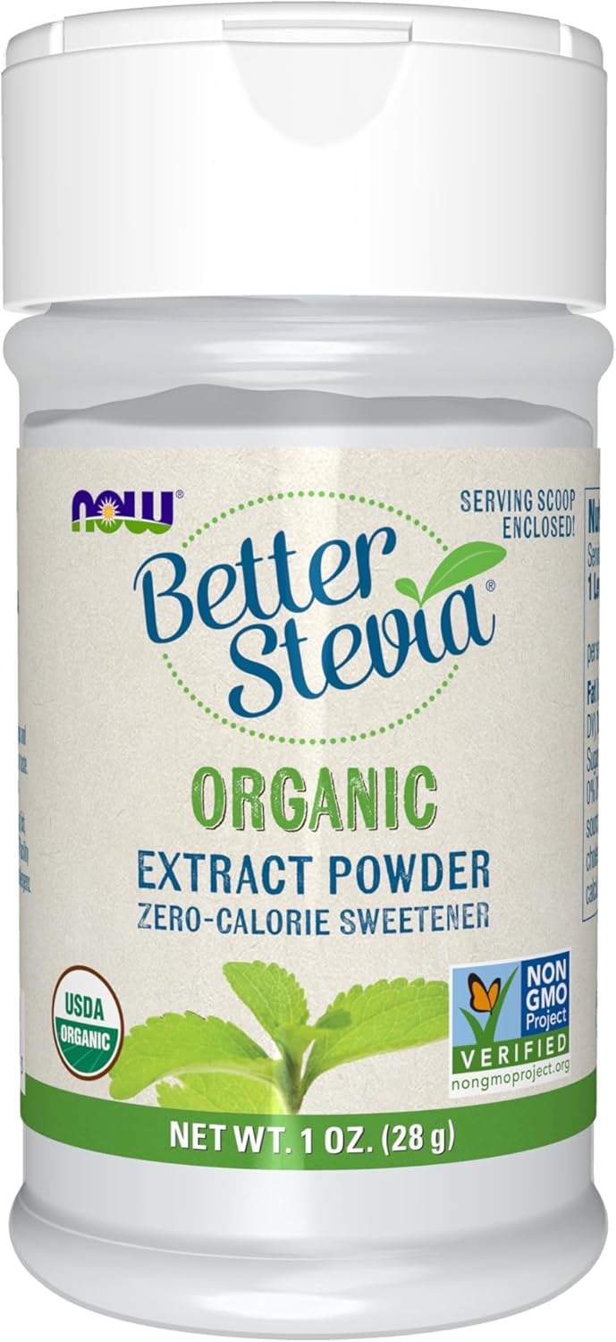 NOW Foods Stevia White Extract Powder, 1 Ounces by Now Foods