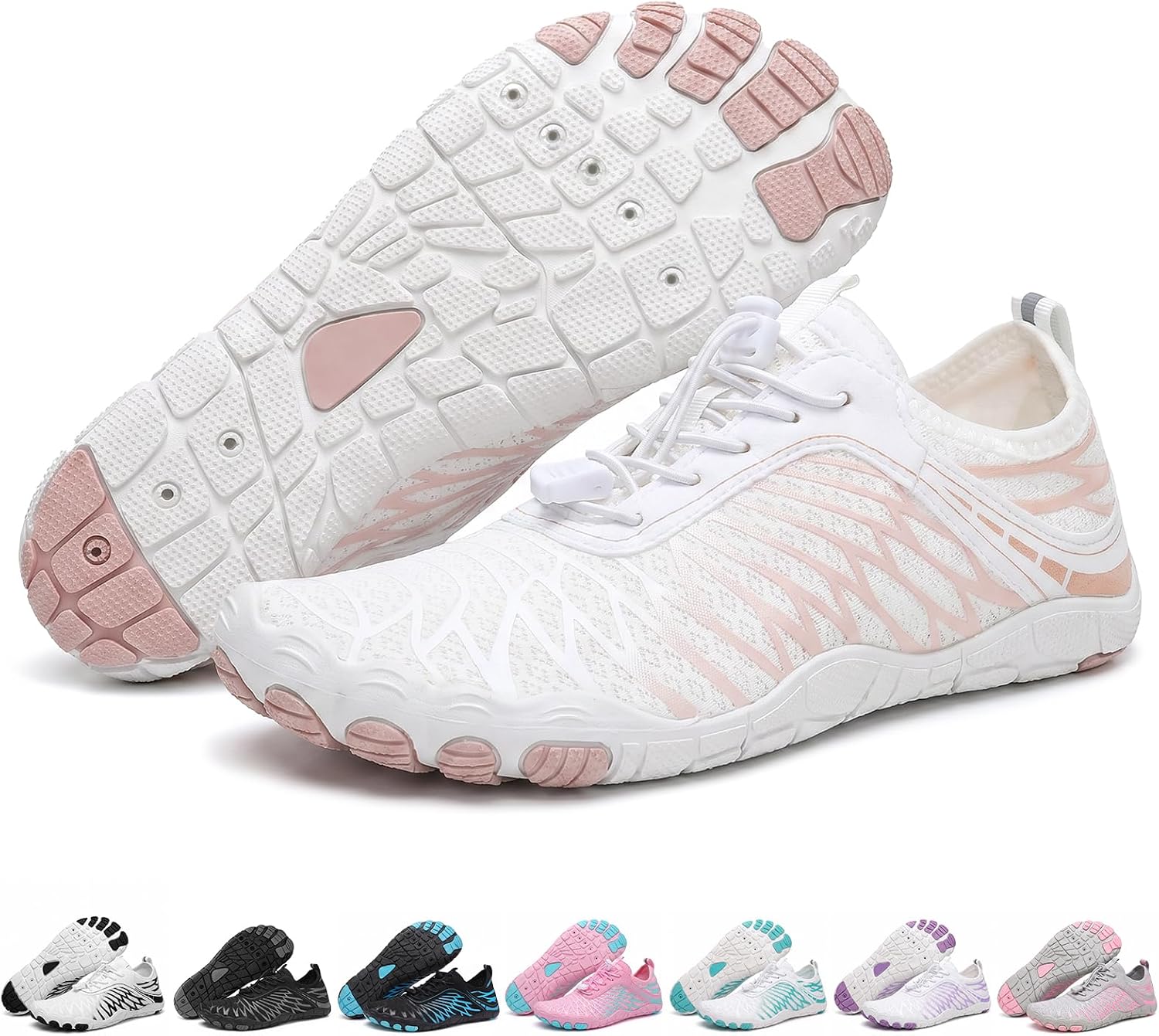 ELETON Barefoot Shoes Women Men Hiking Water Shoes Wide Toe Box Zero Drop