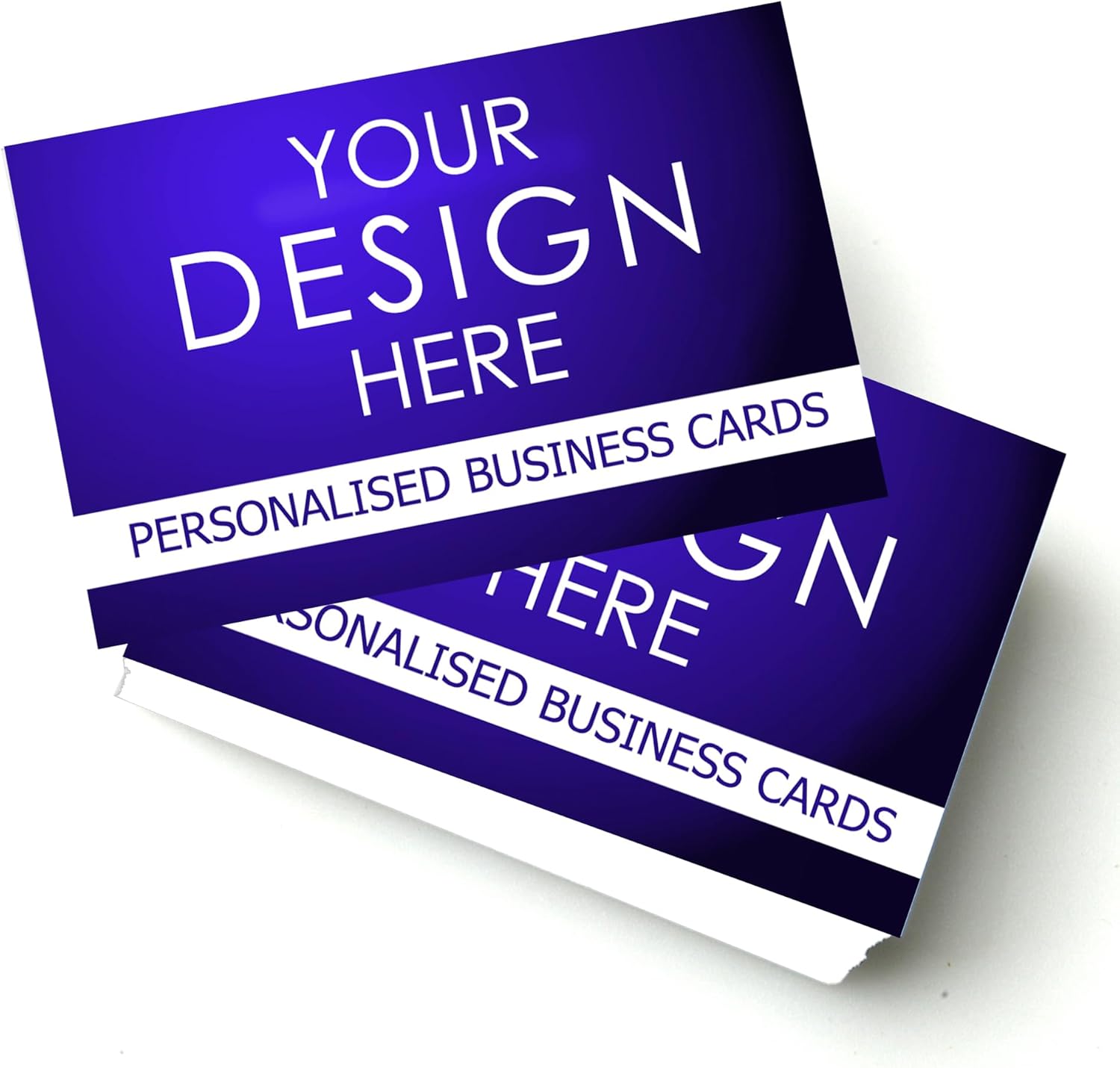 Personalised Business Cards Single Sided, Professional Digital Printing (350gsm Budget, 100)