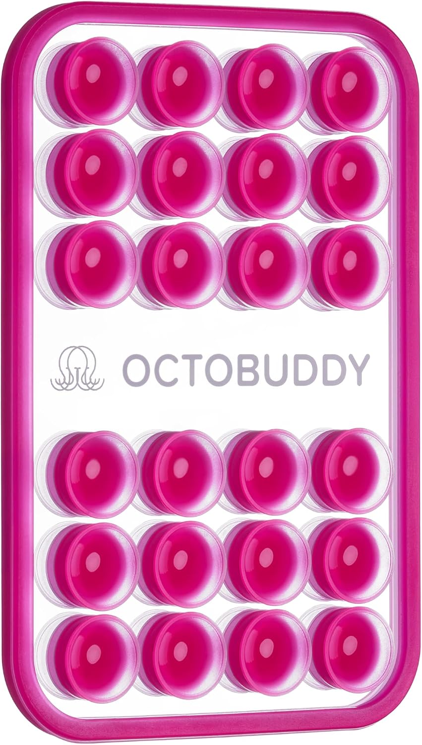 OCTOBUDDY Mirror - OG Suction Cup Phone Mount - Hot Pink