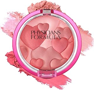 Physicians Formula Happy Booster Heart Blush Glow & Mood Boosting, Rose, Dermatologist Tested