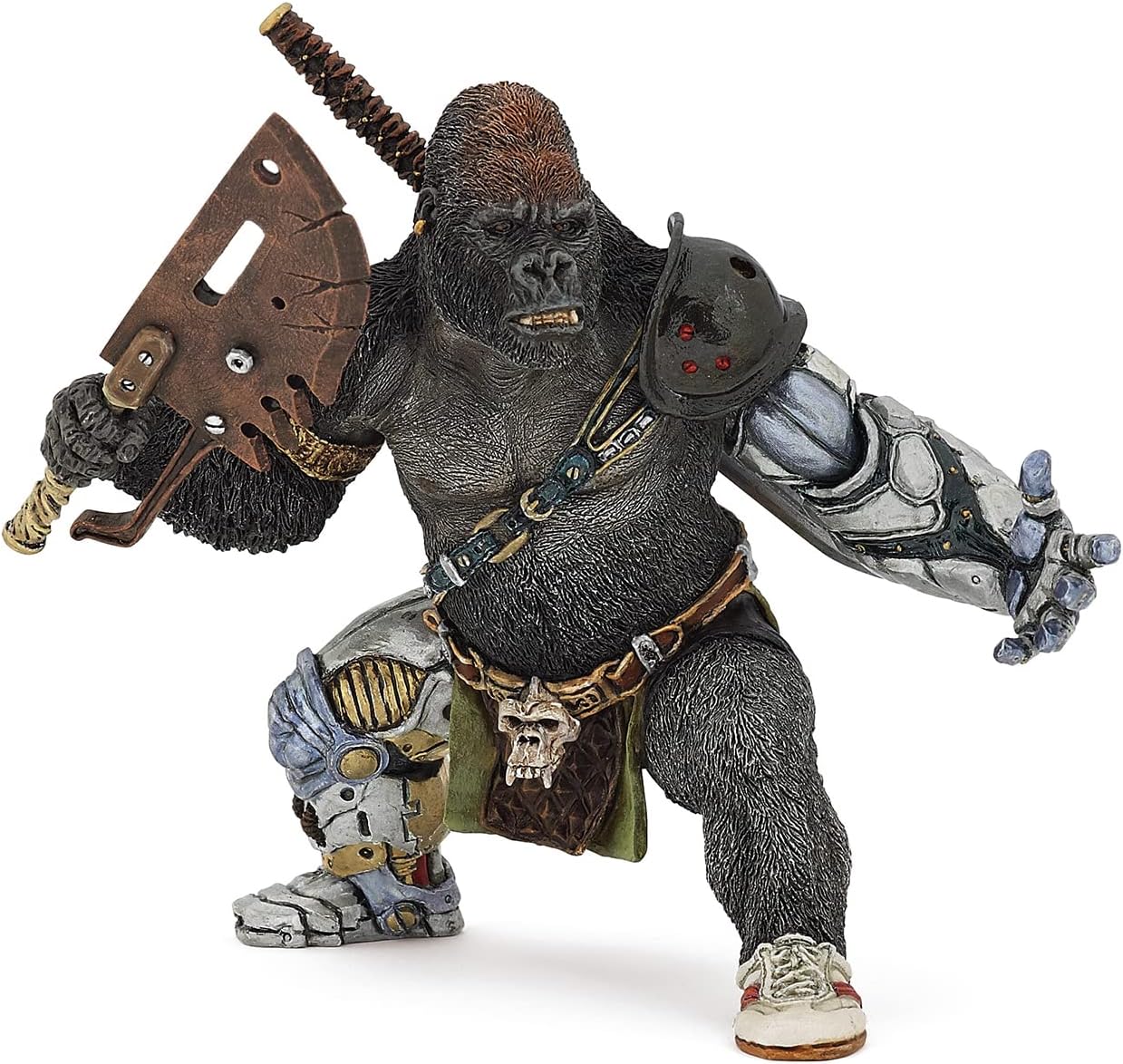 Papo - Mutant Gorilla Figurine - Fantasy Creature Toy for Kids Age 3+ - Hand-Painted Battle Character - Educational Fantasy Model - Figure - Creative Play