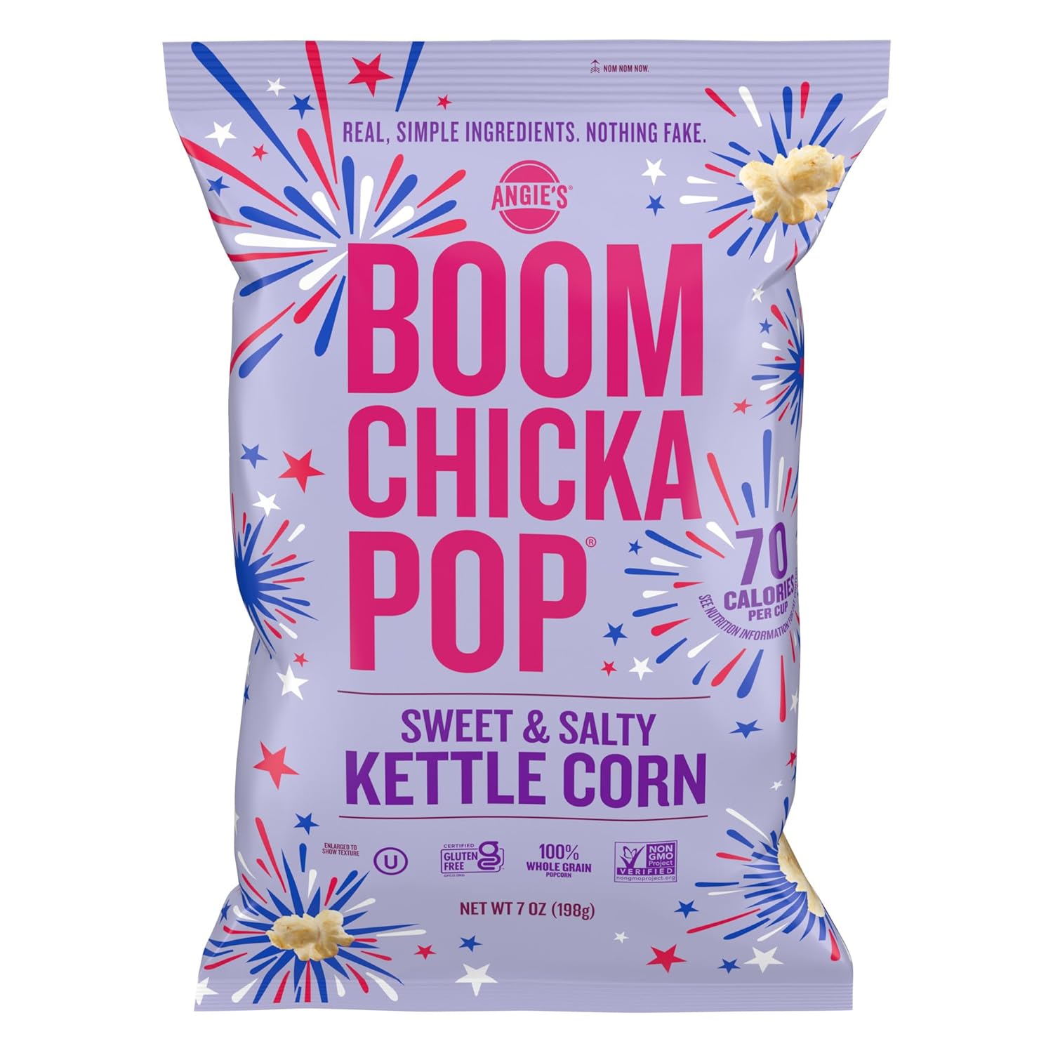 Angie's Boomchickapop, Sweet And Salty Kettle Corn Popcorn, 7 Oz