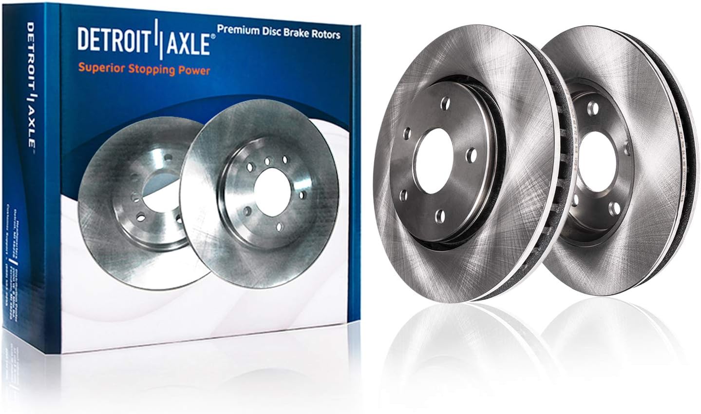 Detroit Axle - Front Disc Brake Rotors for 2007-2025 Nissan Altima 2008 2009 2010 2011 2012 2013 2014 2015 2016 2017 2018 2019 2020 2021 2022 2023 2024 Replacement 11.65" inch Rotor