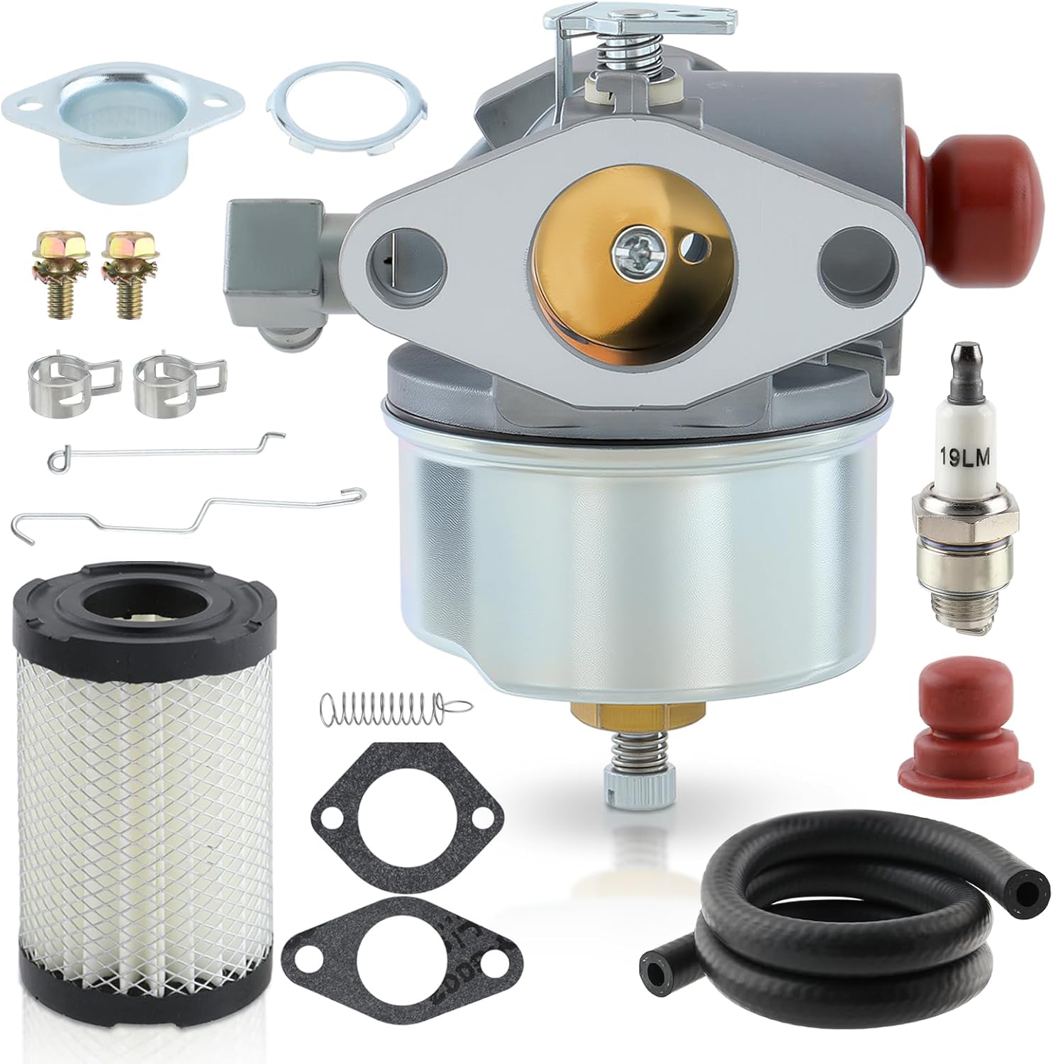 632795A Carburetor + Primer Bulb for Tecumseh 632046A 632078A 632099 TVS90 TVS105 TVS115 TVS120 TVS75 TVS100 ECV100 Engine Craftsman 4.5HP 5HP Craftsman Eager 1 Lawnmower