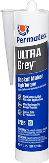 Permatex 82195-6PK Ultra Grey Rigid High-Torque RTV Silicone Gasket Maker - 13 oz., (Pack of 6)