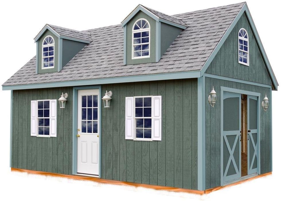 Arlington 12 ft. x 20 ft. Wood Storage Shed Kit