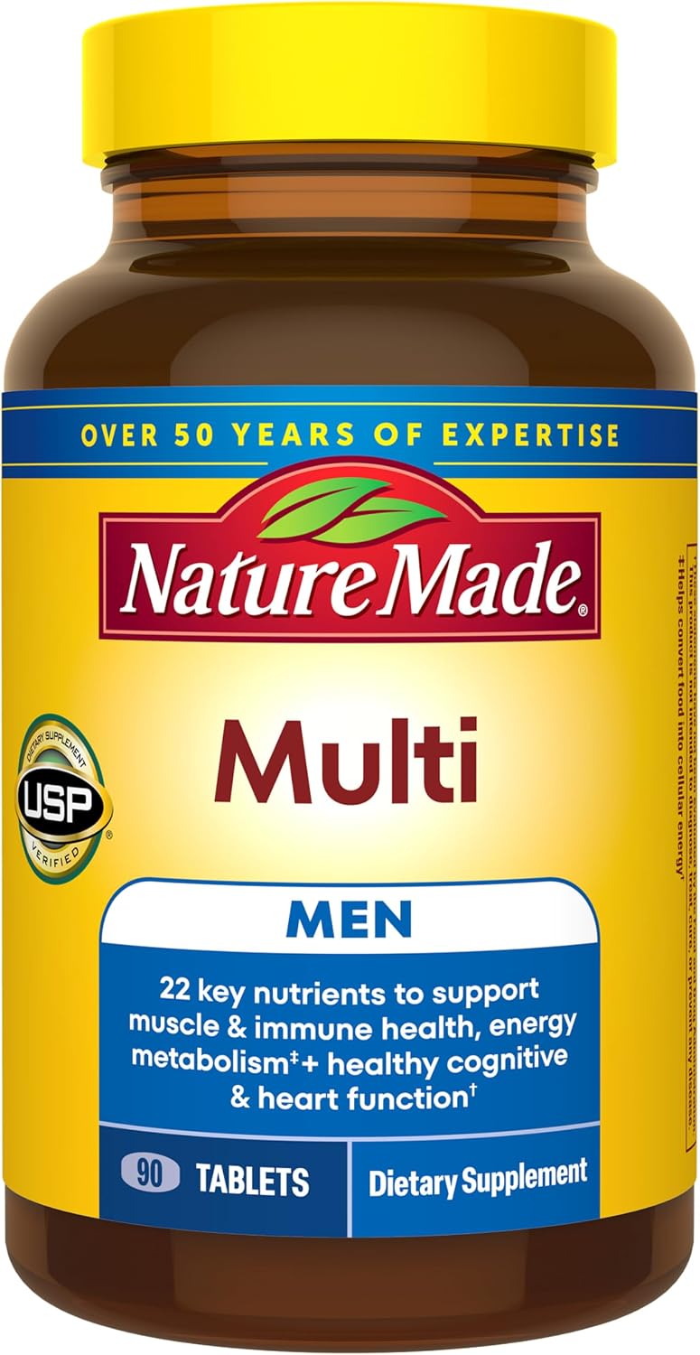 Nature Made Multivitamin for Him, Mens Multivitamin, 90 Tablets